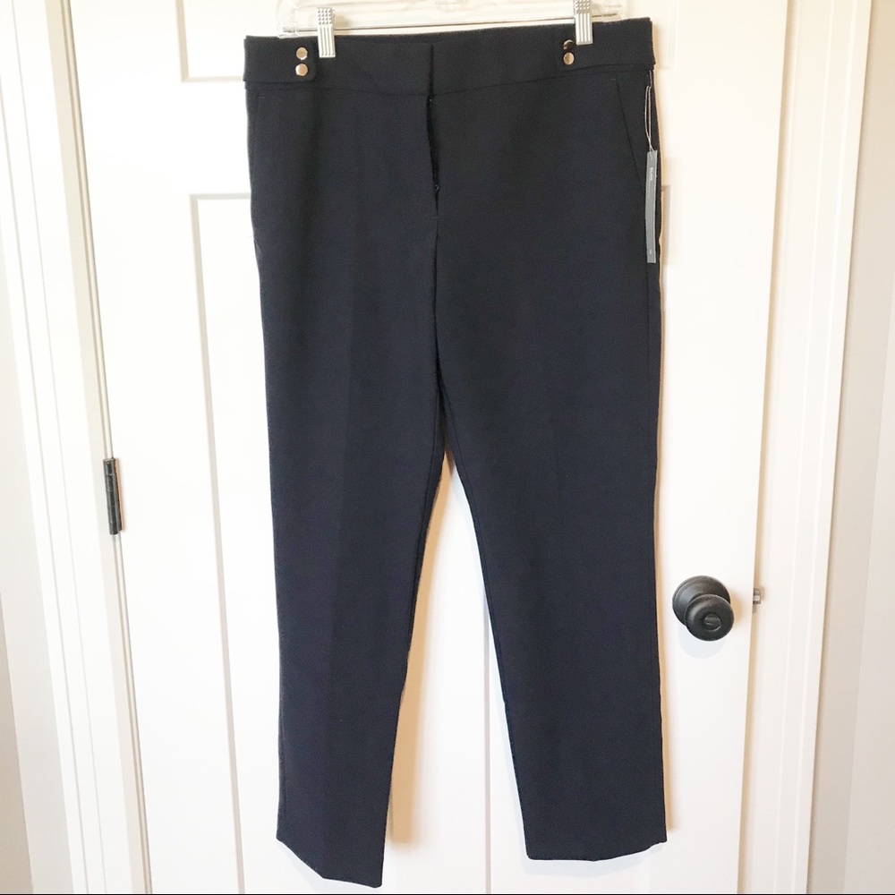 Loft Navy Marisa Slim Fit Pencil Pants